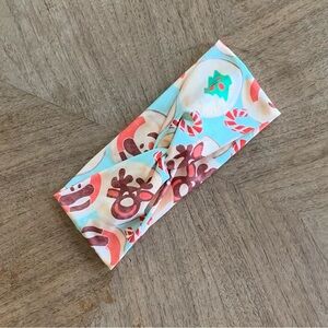 Peachy Athletic Christmas Cookies Headband